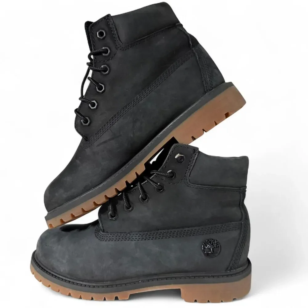 Timberland Black Boots Size Kids 2.5
